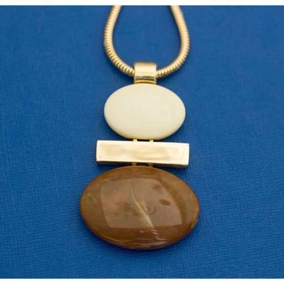 24", Geometric Necklace Hippie Boho Unique Pendant Necklace by Avon - D7 - Picture 2 of 5